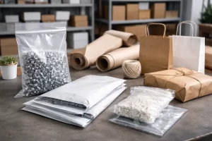comparativa de bolsas de polietileno y otros materiales de empaque industrial como papel y polipropileno
